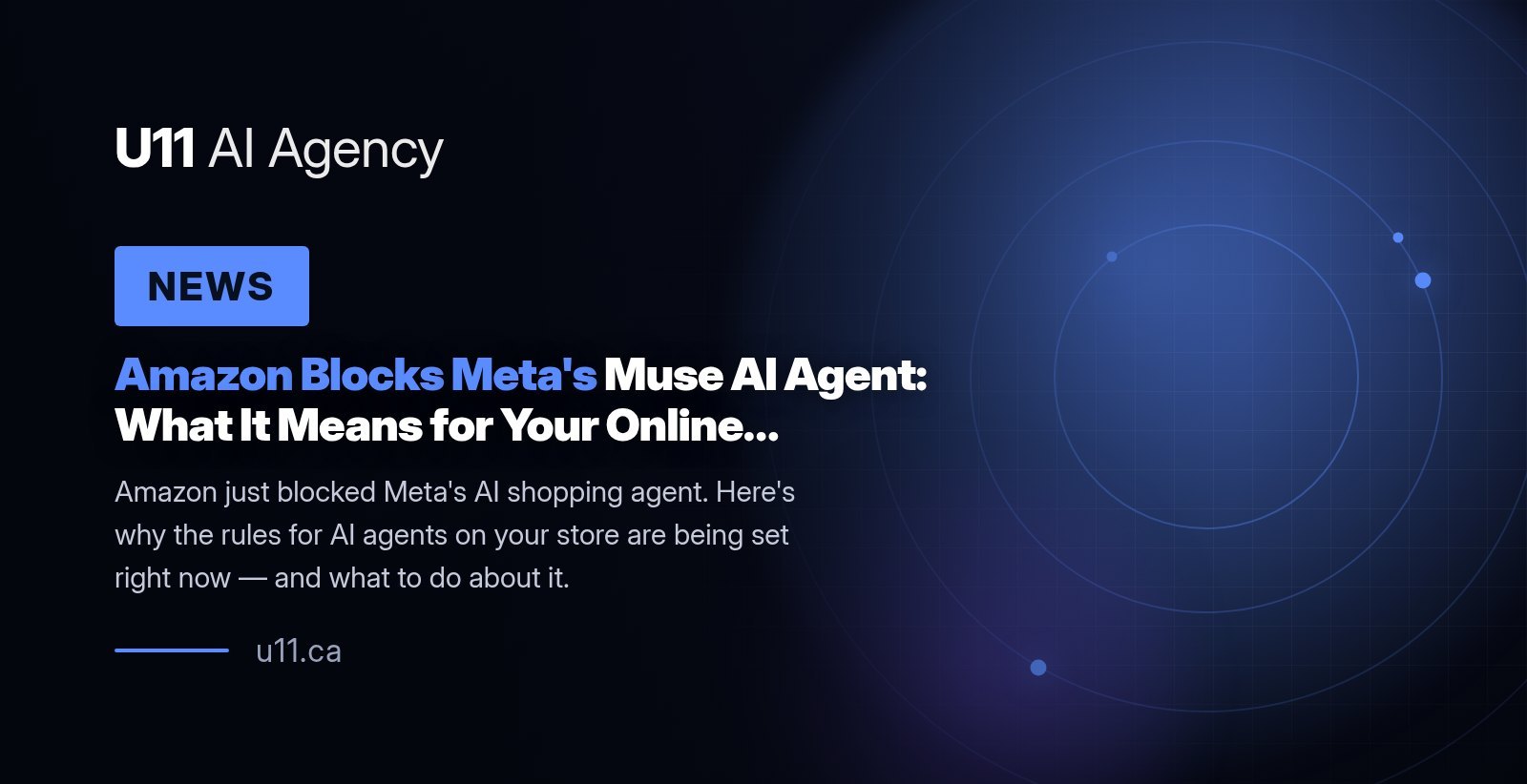 Amazon Blocks Meta's Muse AI Agent: What It Means for Your Online…
